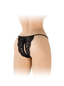 Culotte Ouverte Cindy de Fashion Secret en dentelle noire