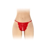 Cindy Open Panties by Fashion Secret in red lace