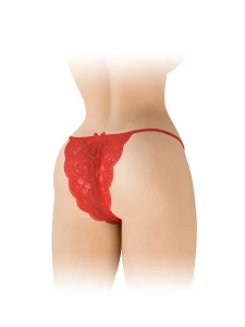 Culotte Ouverte Cindy de Fashion Secret en dentelle rouge