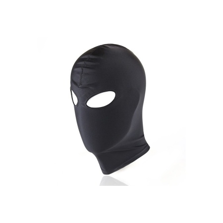 Image of the Open Spandex Hood, black and mysterious erotic accessory