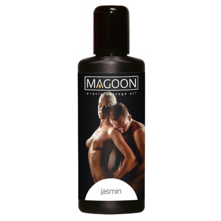 Bottle of MAGOON Jasmine Sensual Massage Oil 100ml