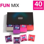 Packung mit verschiedenen Kondomen Durex
