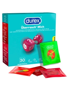 Pack of Condoms DUREX 'Surprise Me' 30 pcs