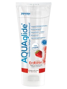 AQUAglide Strawberry Fragrance Lubricant 100ml - Joydivision