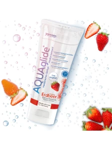 AQUAglide Strawberry Fragrance Lubricant 100ml - Joydivision