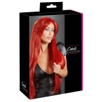 Image of a long, sleek red wig by Cottelli Collection