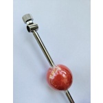 Image of the Red Ball Bite, an adjustable and safe BDSM accessory