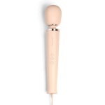 Image of Le Wand Plug-In Gold vibrator, luxury product with gold finish