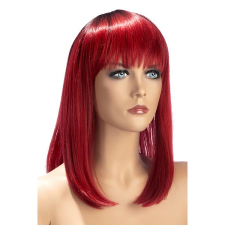 Image of the Elvira Red/Black Gradient Wig by World Wigs