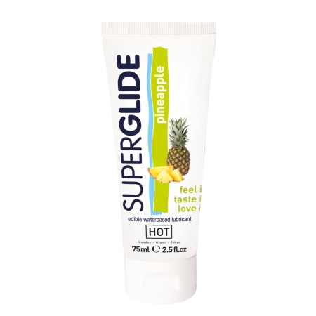 SuperGlide Pineapple Scented Lubricant 75ml from Hot