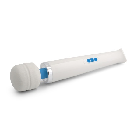 Vibromasseur Luxe WAND Love Magic-Rechargeable blanc en silicone