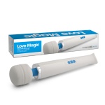 Vibromasseur Luxe WAND Love Magic-Rechargeable blanc en silicone