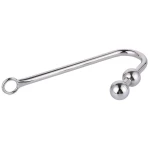 Image of the Anal Double Ball Stainless Steel Hook