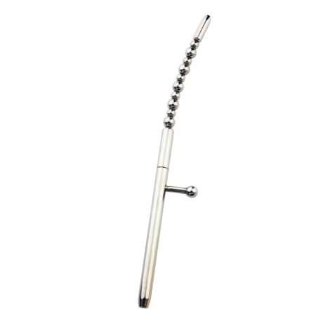 Double-ended stainless steel urethral plug