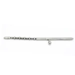 Double-ended stainless steel urethral plug