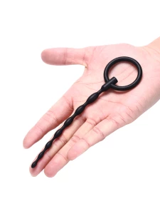 Image of the black silicone urethra plug