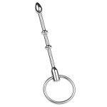 Stainless Steel Penis Urethral Rod with Ring
