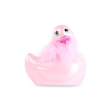Image of the Paris 2.0 Pink Mini Vibrating Duck Vibrator by Big Teaze Toys