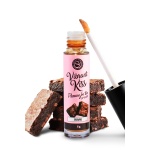 Image of Secret Play Vibrant Gloss in Brownie Flavour for Oral Pleasure