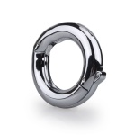 Immagine dell'anello per pene regolabile in metallo, misura L, superbamente cromato