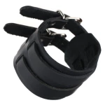 BDSM Armband Schwarz Verstellbar Unisex von JOY JEWELS