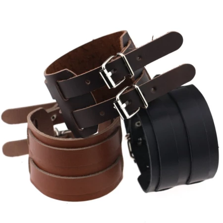 BDSM Armband Schwarz Verstellbar Unisex von JOY JEWELS