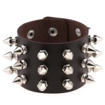 Immagine del braccialetto BDSM nero JOY JEWELS con eleganti rivetti