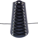 Bracelet BDSM en Faux Cuir Noir, ajustable et robuste