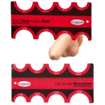 Bild des Malesation Measurement Guide für die Auswahl von Cockringen und Kondomen