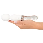 Image of the Liaison Luminous Glass and Silicone Wand Vibrator
