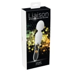 Image of the Liaison Luminous Glass and Silicone Wand Vibrator