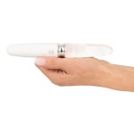 Image of the Liaison Straight LED silicone and glass vibrator