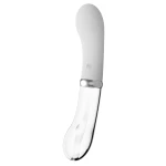 Vibromasseur Point G Lumineux en Verre et Silicone de Liaison