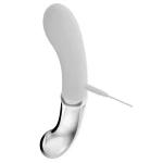 Vibromasseur Point G Lumineux en Verre et Silicone de Liaison