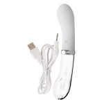 Vibromasseur Point G Lumineux en Verre et Silicone de Liaison