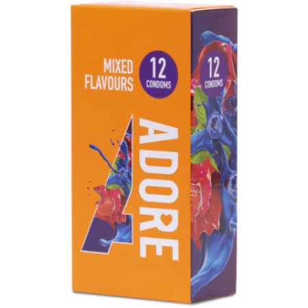 Pack of 12 Pasante Varied Flavoured Condoms
