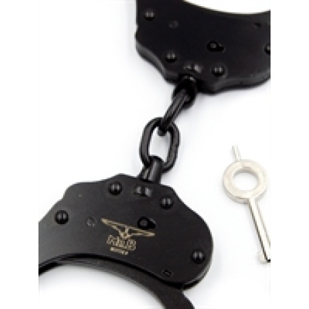 Bild von Metallhandschellen Mister B Cuff Double Lock für BDSM