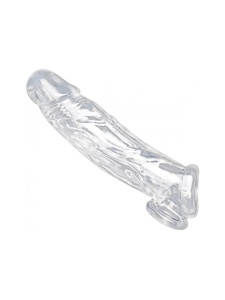 Image of the Size Matters Penis Extension Sheath Transparent