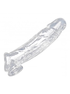 Image of the Size Matters Transparent Penis Extension Sheath