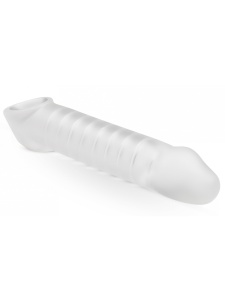 Boners penis sleeve in flexible TPE material for size enlargement