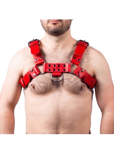 Image of the Red Buckle Leather Harness by The RED, SM accessory