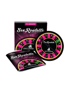 Couple playing the Love & Marriage Sex Roulette game from Tease&Please