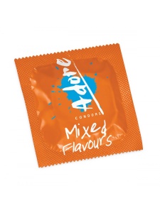 Confezione da 12 preservativi Pasante al gusto variato