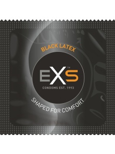 Préservatifs Fun en Latex Noir EXS x12 pour des moments intimes originaux et sécurisés