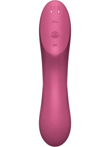 Image du Stimulateur Satisfyer Curvy Trinity 3 Rouge pour Point G et Clitoris