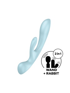 Vibromasseur Triple Moteurs Satisfyer pour une stimulation intense du point G et du clitoris