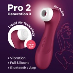 Image of the Satisfyer Pro 2 Generation 3 Clitoral Stimulator with Bluetooth application