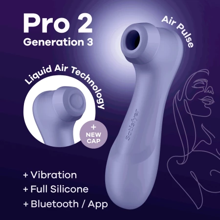 Stimulateur Clitoridien Satisfyer - Pro 2 Gen 3 Bluetooth