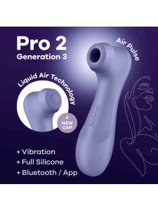 Satisfyer Clitoral Stimulator - Pro 2 Gen 3 Bluetooth
