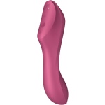 Image du Stimulateur Satisfyer Curvy Trinity 3 Rouge pour Point G et Clitoris